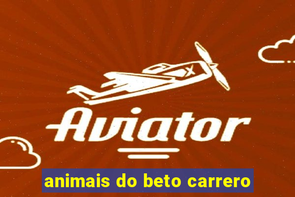 animais do beto carrero